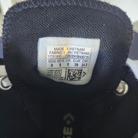 Converse Chuck Taylor All Star Black/Camo sneaker - Size 8 - Picture 8 of 9